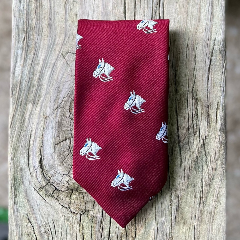 REGAL Designer Collection Horse Print Tie